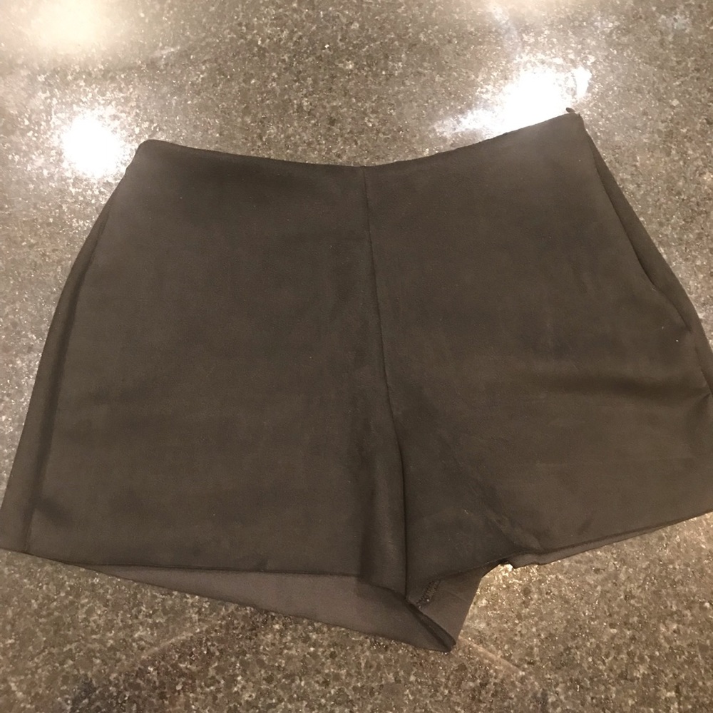Zara Suede Shorts